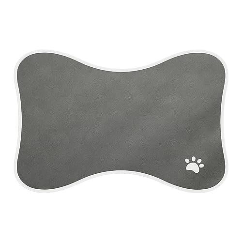 Wasserdichte Futtermatte aus Silikon für Hunde und Katzen, rutschfeste Futternapf-Matte, leicht zu reinigen, multifunktionale Badezimmermatte, zum Ausruhen und Schlafen (30 x 40 cm) von DSOPV