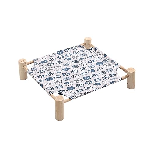 DSOUWEH Hundebett aus Holzstoff für kleine Haustiere. Robustes und langlebiges, abnehmbares und waschbares Haustierbett. Kleines Haustierbett aus Holz, S weißer Katzenkopf DSOUWEH Hundebett aus Holzstoff für kleine Haustiere. Robustes und langlebiges, abnehmbares und waschbares Haustierbett. Kleines Haustierbett aus Holz, S weißer Katzenkopf von DSOUWEH
