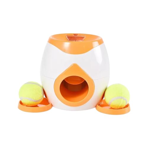 DSOUWEH Outdoor Hundeballspielzeug, werfen und fangen, energiesparend, einfache Bedienung, abnehmbare Tabletts, ABS Ballwerfer, Maschinenspielzeug, Orange DSOUWEH Outdoor Hundeballspielzeug, werfen und fangen, energiesparend, einfache Bedienung, abnehmbare Tabletts, ABS Ballwerfer, Maschinenspielzeug, Orange von DSOUWEH