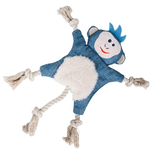 DSOUWEH Plüsch Hundespielzeug zum Kuscheln und für sanfte Spielsitzungen, langlebig, Polyester, quietschendes Hunde Stofftier, Haustier Hundespielzeug, AFFE DSOUWEH Plüsch Hundespielzeug zum Kuscheln und für sanfte Spielsitzungen, langlebig, Polyester, quietschendes Hunde Stofftier, Haustier Hundespielzeug, AFFE von DSOUWEH