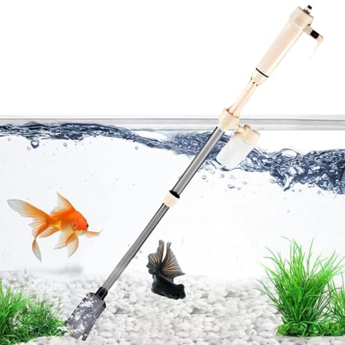 DSXVJHD Aquarium-Kies-Reiniger, elektrischer Aquarium-Staubsauger, automatisches Aquarium-Reiniger-Staubsauger-Set für Wasserwechsel und Sandwaschsand mit Filterbeuteln, Waschwasser-Siphon (Batterie DSXVJHD Aquarium-Kies-Reiniger, elektrischer Aquarium-Staubsauger, automatisches Aquarium-Reiniger-Staubsauger-Set für Wasserwechsel und Sandwaschsand mit Filterbeuteln, Waschwasser-Siphon (Batterie von DSXVJHD