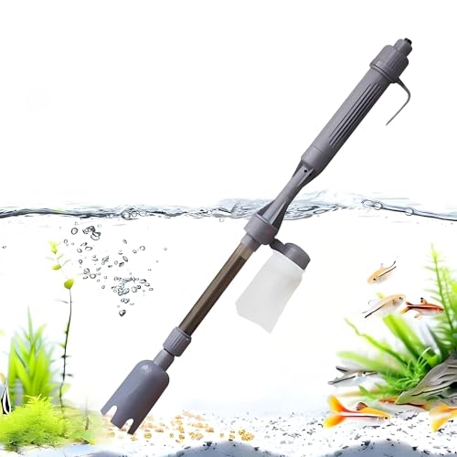 DSXVJHD Elektrischer Aquarium-Kiesreiniger, batteriebetriebener Aquarium-Staubsauger, automatisches Aquariumreiniger-Staubsauger-Set für Wasserwechsel und Sandwaschsand mit Filterbeuteln DSXVJHD Elektrischer Aquarium-Kiesreiniger, batteriebetriebener Aquarium-Staubsauger, automatisches Aquariumreiniger-Staubsauger-Set für Wasserwechsel und Sandwaschsand mit Filterbeuteln von DSXVJHD