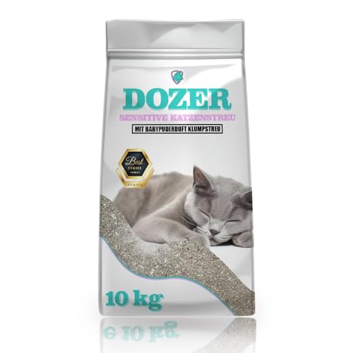 10kg Dozer Katzenstreu Sensitive mit Babypuderduft Klumpstreu Premium 13L | Katzenstreu mit Babypuder-Duft - Feine Klumpstreu aus Bentonit 10 kg 13L 10kg Dozer Katzenstreu Sensitive mit Babypuderduft Klumpstreu Premium 13L | Katzenstreu mit Babypuder-Duft - Feine Klumpstreu aus Bentonit 10 kg 13L von DTP-SOFT