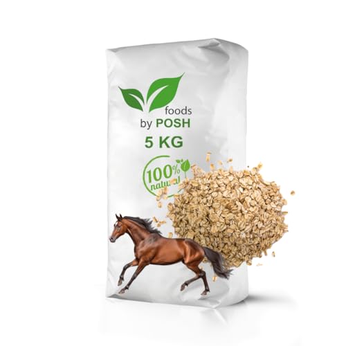 DTP-SOFT Futterhaferflocken ohne GVO für Vögel, Pferde und andere Tiere (5kg) von DTP-SOFT