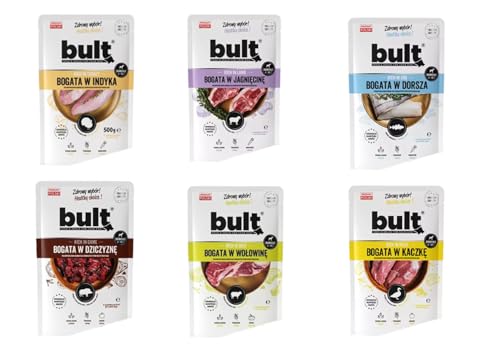 Hundefutter Nassfutter Sachet reich Fleisch TOP Qualität getreidefre 100g (24 x 100g, Mix) von DTP-SOFT