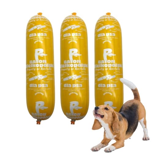 Hundefutter Wurst | Hundewurst | Hundefutter Riegel Nassfutter Premium Ente getreidefrei alle Rassen TOP (10 X 900g) von DTP-SOFT