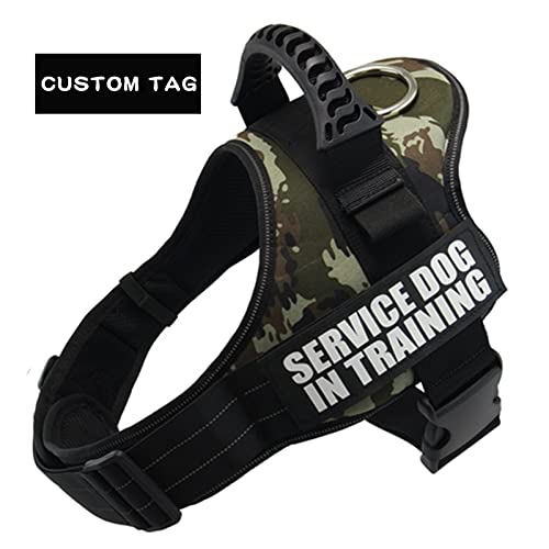 Benutzerdefiniertes K9-Hundegeschirr Aus Robustem Nylon, Personalisiertes Hundegeschirr Für Den Außenbereich, Reflektierend, Verstellbares Haustiergeschirr, Militärisches Taktisches Hundeges Benutzerdefiniertes K9-Hundegeschirr Aus Robustem Nylon, Personalisiertes Hundegeschirr Für Den Außenbereich, Reflektierend, Verstellbares Haustiergeschirr, Militärisches Taktisches Hundeges von DTREEL