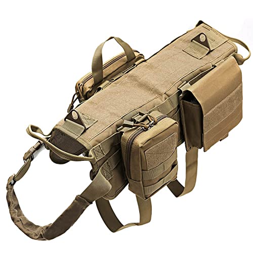 Collie K9 Malinois Labrador Großer Hund, Militärisches Taktisches Geschirr, Outdoor-Haustier-Trainingsgeschirr, Weste, Hundegeschirr Und Leine, Set Für Camping, Jagd, Hundegeschirr Und Leine Collie K9 Malinois Labrador Großer Hund, Militärisches Taktisches Geschirr, Outdoor-Haustier-Trainingsgeschirr, Weste, Hundegeschirr Und Leine, Set Für Camping, Jagd, Hundegeschirr Und Leine von DTREEL