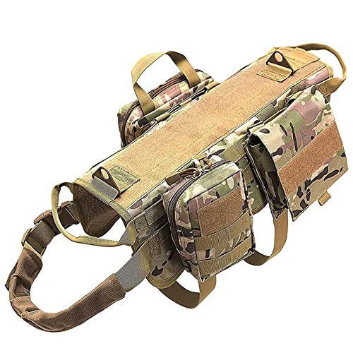 Collie K9 Malinois Labrador Großer Hund, Militärisches Taktisches Geschirr, Outdoor-Haustier-Trainingsgeschirr, Weste, Hundegeschirr Und Leine, Set Für Camping, Jagd, Hundegeschirr Und Leine Collie K9 Malinois Labrador Großer Hund, Militärisches Taktisches Geschirr, Outdoor-Haustier-Trainingsgeschirr, Weste, Hundegeschirr Und Leine, Set Für Camping, Jagd, Hundegeschirr Und Leine von DTREEL