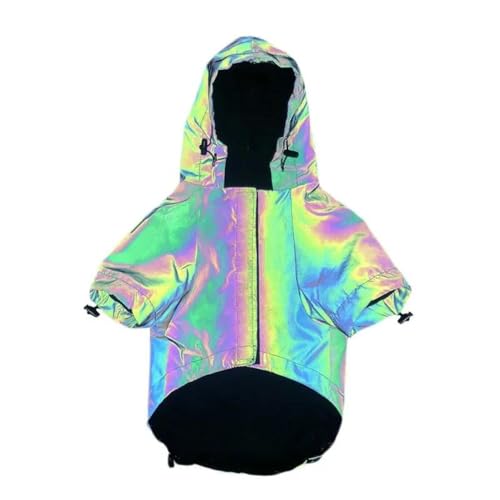 Glitzernder Haustier-Kapuzenpullover, Stilvolle Und Bequeme Hundejacke, Kleidung Für Den Außenbereich, Winddicht, Wasserdicht, Reflektierende Hundejacke, Kleidung Für Mops, Chihuahua, F Glitzernder Haustier-Kapuzenpullover, Stilvolle Und Bequeme Hundejacke, Kleidung Für Den Außenbereich, Winddicht, Wasserdicht, Reflektierende Hundejacke, Kleidung Für Mops, Chihuahua, F von DTREEL