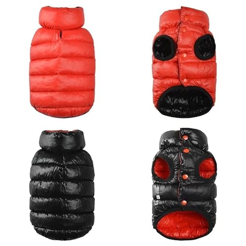 Herbst Und Winter, Verdickter Warmer Haustiermantel, Weiche Und Bequeme Hundejacke, Wind- Und wasserdichte Hundejacke Für Den Außenbereich, Weste, Haustier-Overall, Labrador-Französische Bul von DTREEL