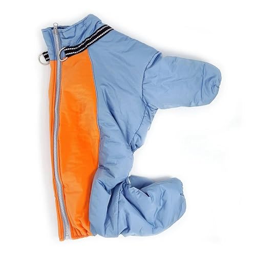 Herbst Und Winter Warmer Fleece-Mantel Für Große Hunde Im Freien, Wasserdicht, Winddicht, Reflektierende Hundejacke, Verdickter Warmer Haustiermantel, Haustier-Overall, Jacke Für Französisch von DTREEL
