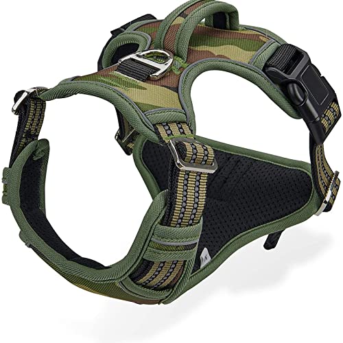 Hundegeschirr Ohne Ziehen, Militärisches Taktisches Hundegeschirr, Strapazierfähiges Nylon-Hundegeschirr, Für Den Außenbereich, Reflektierend, Für Training, Jagd, Camping, Hundegeschirr, Kon Hundegeschirr Ohne Ziehen, Militärisches Taktisches Hundegeschirr, Strapazierfähiges Nylon-Hundegeschirr, Für Den Außenbereich, Reflektierend, Für Training, Jagd, Camping, Hundegeschirr, Kon von DTREEL