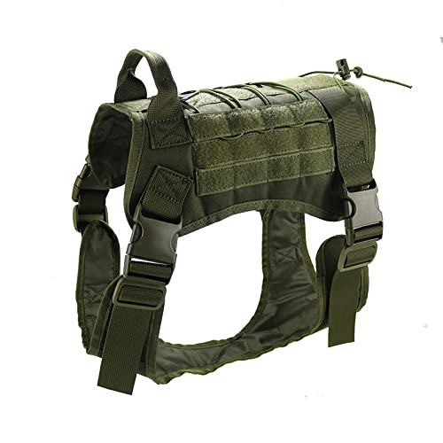 Labrador Deutscher Schäferhund K9, Militärisches Taktisches Hundegeschirr, Outdoor-Haustier-Trainingsgeschirr, Weste, Robustes Nylon-Hundegeschirr Für Kleine Bis Mittelgroße Hunde,D,L Labrador Deutscher Schäferhund K9, Militärisches Taktisches Hundegeschirr, Outdoor-Haustier-Trainingsgeschirr, Weste, Robustes Nylon-Hundegeschirr Für Kleine Bis Mittelgroße Hunde,D,L von DTREEL