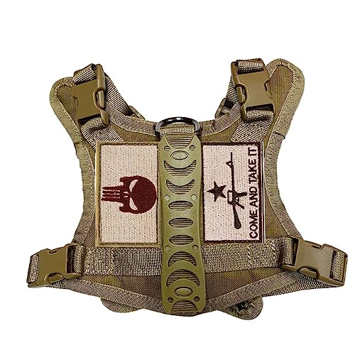 Militärische Taktische Katzen- Und Hundegeschirr-Weste, Outdoor-Katzentraining, Camping, Jagdgeschirr, Verstellbares, Langlebiges Nylon-Hundegeschirr, Funktionierendes Hundegeschirr Für Chih von DTREEL