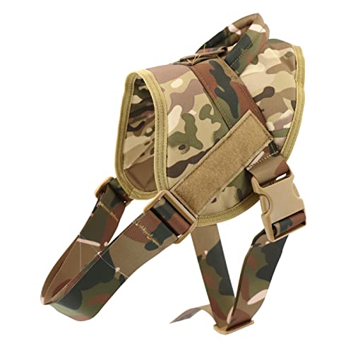Militärisches Taktisches Hundegeschirr Für Den Deutschen Schäferhund Und Labrador, Strapazierfähiges Nylon Mit Griff, Hundegeschirr, Service-Hundegeschirr, Weste, Verstellbares Haustiergesch von DTREEL