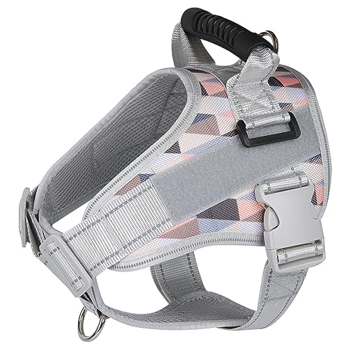 Mit Kontrollgriff, Militärisches Taktisches Hundegeschirr, Verstellbares Hundegeschirr, Sicheres Und Bequemes Hundegeschirr, Nylon-Hundegeschirr Für Deutschen Schäferhund, Französische Bulld von DTREEL