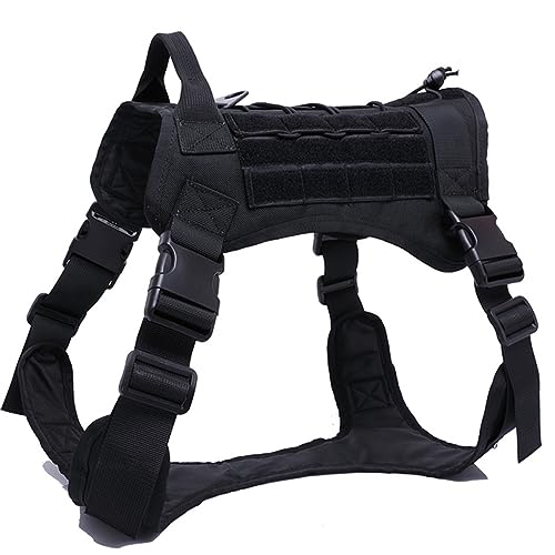 Outdoor-Haustier-Trainingsgeschirr, Weste, Militärisches Taktisches Hundegeschirr, Robustes Nylon-Hundegeschirr, Jagd- Und Camping-Hundegeschirr Für Kleine Bis Mittelgroße Hunde,D,M Outdoor-Haustier-Trainingsgeschirr, Weste, Militärisches Taktisches Hundegeschirr, Robustes Nylon-Hundegeschirr, Jagd- Und Camping-Hundegeschirr Für Kleine Bis Mittelgroße Hunde,D,M von DTREEL