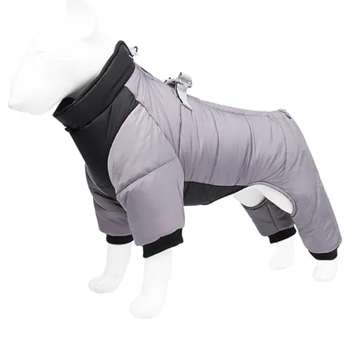 Outdoor Wind- Und Wasserdicht Einfarbig Hundeoverall Winter Warme Haustierjacke Kleidung Warme Hundebaumwolljacke Französische Bulldogge Mops Chihuahua Jacke Kleidung,Grau,M Outdoor Wind- Und Wasserdicht Einfarbig Hundeoverall Winter Warme Haustierjacke Kleidung Warme Hundebaumwolljacke Französische Bulldogge Mops Chihuahua Jacke Kleidung,Grau,M von DTREEL