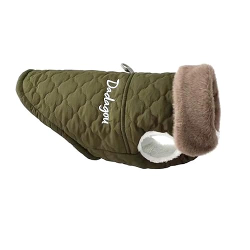Outdoor-Winddichte Und wasserdichte Hundejacke, Winter-warme Hundejacke, Kleidung, Chihuahua, Französische Bulldogge, Mops, Kleidung, Jacke, Weste, Weiche, Bequeme Haustierjacke,Grün,M Outdoor-Winddichte Und wasserdichte Hundejacke, Winter-warme Hundejacke, Kleidung, Chihuahua, Französische Bulldogge, Mops, Kleidung, Jacke, Weste, Weiche, Bequeme Haustierjacke,Grün,M von DTREEL