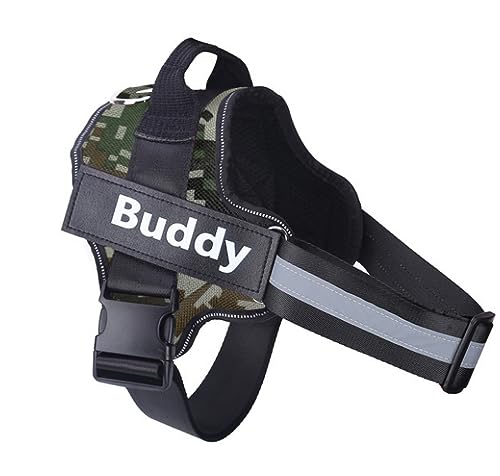 Reflektierendes Hundegeschirr Aus Strapazierfähigem Nylon Für Den Außenbereich, Personalisiertes Hundegeschirr, Verstellbare Hundegeschirr-Weste, Individuelles Namensschild, Militärisches TA Reflektierendes Hundegeschirr Aus Strapazierfähigem Nylon Für Den Außenbereich, Personalisiertes Hundegeschirr, Verstellbare Hundegeschirr-Weste, Individuelles Namensschild, Militärisches TA von DTREEL