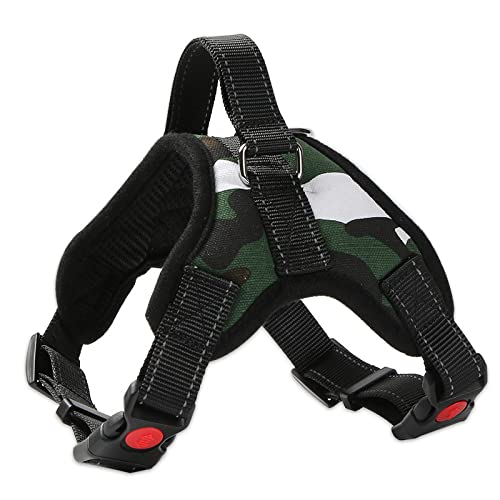 Strapazierfähiges Nylon-Hundegeschirr, Schnellverschluss-Haustiergeschirr, Weste, Outdoor-Hundetraining, Atmungsaktives Haustiergeschirr, Verstellbares Camping-Jagd-Hundegeschirr,A,XL Strapazierfähiges Nylon-Hundegeschirr, Schnellverschluss-Haustiergeschirr, Weste, Outdoor-Hundetraining, Atmungsaktives Haustiergeschirr, Verstellbares Camping-Jagd-Hundegeschirr,A,XL von DTREEL
