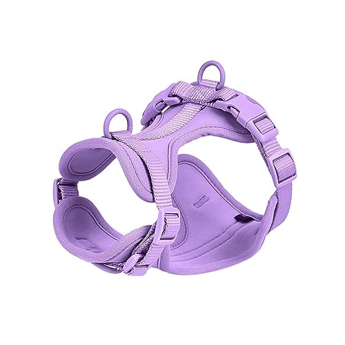Verstellbares, Langlebiges Nylon-Hundegeschirr, Weste, Kein Ziehen, Atmungsaktives, Weiches Hundegeschirr, Outdoor-Walking-Training, Camping, Jagd, Wasserdichtes Hundegeschirr,Lila,S Verstellbares, Langlebiges Nylon-Hundegeschirr, Weste, Kein Ziehen, Atmungsaktives, Weiches Hundegeschirr, Outdoor-Walking-Training, Camping, Jagd, Wasserdichtes Hundegeschirr,Lila,S von DTREEL