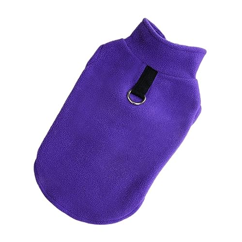 Warme Winter-Hundekleidung, Gemütliche Fleece-Haustier-Kleidung, Weste, Kleiner Hund, Welpe, Katze, Jacke, Französische Bulldogge, Chihuahua, Yorkie, Mops-Kleidung,Lila,M Warme Winter-Hundekleidung, Gemütliche Fleece-Haustier-Kleidung, Weste, Kleiner Hund, Welpe, Katze, Jacke, Französische Bulldogge, Chihuahua, Yorkie, Mops-Kleidung,Lila,M von DTREEL