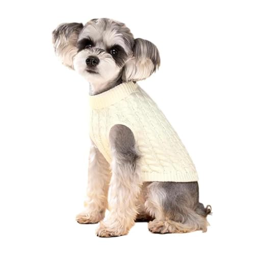 Warmer Winterpullover Für Haustiere, Weich Und Bequem, Haustierkleidung, Rollkragenpullover Für Kleine Und Mittelgroße Hunde, Strickpullover Für Hunde Und Katzen, Pullover, Weste, Chihu von DTREEL