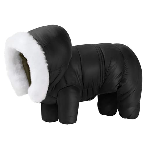 Weiche Und Bequeme Hundejacke, Herbst Und Winter, Verdickte Warme Hunde-Kapuzenjacke, Wind- Und wasserdichte Outdoor-Haustierjacke, Hundeoverall, Chihuahua, Yorkie, Mopsjacke,Schwarz,14 Weiche Und Bequeme Hundejacke, Herbst Und Winter, Verdickte Warme Hunde-Kapuzenjacke, Wind- Und wasserdichte Outdoor-Haustierjacke, Hundeoverall, Chihuahua, Yorkie, Mopsjacke,Schwarz,14 von DTREEL