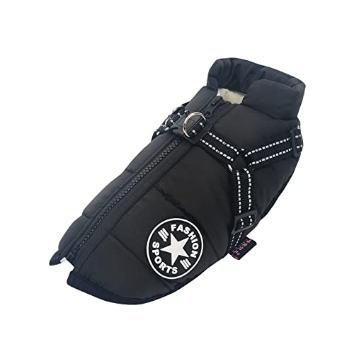 Winter Warme Haustierkleidung Haustiergeschirr Weste Kleidung Outdoor wasserdichte Hundekleidung Gemütliche Hundejacke Shih Tzu Chihuahua Mops Mantel,Schwarz,3XL Winter Warme Haustierkleidung Haustiergeschirr Weste Kleidung Outdoor wasserdichte Hundekleidung Gemütliche Hundejacke Shih Tzu Chihuahua Mops Mantel,Schwarz,3XL von DTREEL