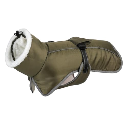 Winterwarme Hundemanteljacke, Warme Jacke Für Große Hunde, Outdoor, Winddicht, Wasserdicht, Reflektierend, Plüschmantel Für Hunde, Französische Bulldogge, Chihuahua, Labrador, Mopsjacke,Grün Winterwarme Hundemanteljacke, Warme Jacke Für Große Hunde, Outdoor, Winddicht, Wasserdicht, Reflektierend, Plüschmantel Für Hunde, Französische Bulldogge, Chihuahua, Labrador, Mopsjacke,Grün von DTREEL