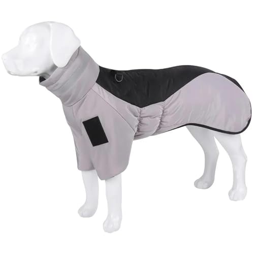 Winterwarme Mittelgroße Und Große Hundejacke, Oberbekleidung Für Den Außenbereich, Wind- Und Wasserdicht, Mittelgroße Und Große Hundejacke, Weste, Hoher Kragen, Warmer Haustiermantel, K von DTREEL