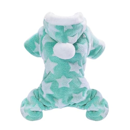 Winterweiche Warme Katzen- Und Hundekleidung Aus Fleece, Warme Jacke Für Chihuahua, Mops, Französische Bulldogge, Kleidung, Hundeoverall, Kapuzenpyjama Für Kleine Und Mittelgroße Hunde von DTREEL