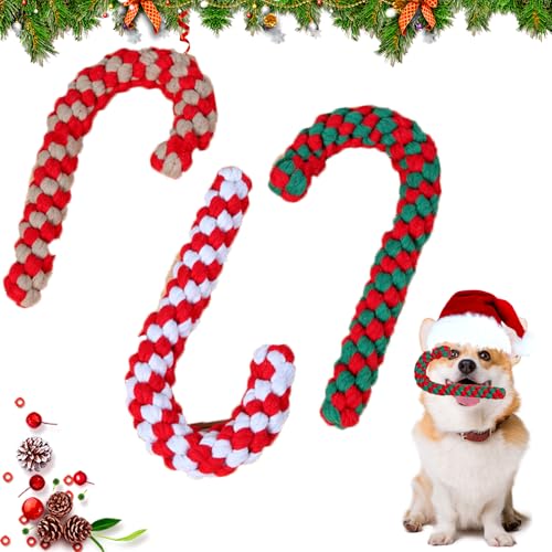 DTXYBC 3 Stück Hundespielzeug Zuckerstange, Kauspielzeug für Hund, Hundezähne Reinigungsseil Spielzeug, Kauen Training Hundespielzeug, Zuckerstange Knochen Ball Hundespielzeug DTXYBC 3 Stück Hundespielzeug Zuckerstange, Kauspielzeug für Hund, Hundezähne Reinigungsseil Spielzeug, Kauen Training Hundespielzeug, Zuckerstange Knochen Ball Hundespielzeug von DTXYBC