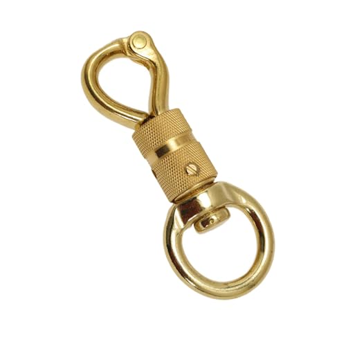 Karabinerhaken mit Drehgelenk, Messing-Hundeleinen-Clip-Verschluss, Schnellverschluss-Karabinerhaken für Hundeleinenhalsband Karabinerhaken mit Drehgelenk, Messing-Hundeleinen-Clip-Verschluss, Schnellverschluss-Karabinerhaken für Hundeleinenhalsband von DUANxiaoyanK