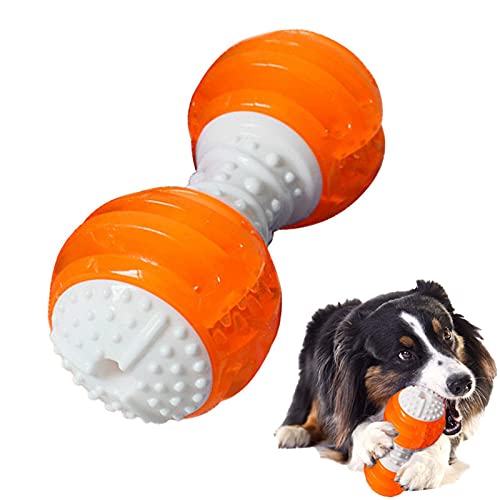 DUBENS Hundespielzeug, unzerstörbarer Haustier-Hunde-Kauball für große mittlere kleine Rasse - Interaktives langlebiges Gummizahnreinigungsspielzeug von DUBENS