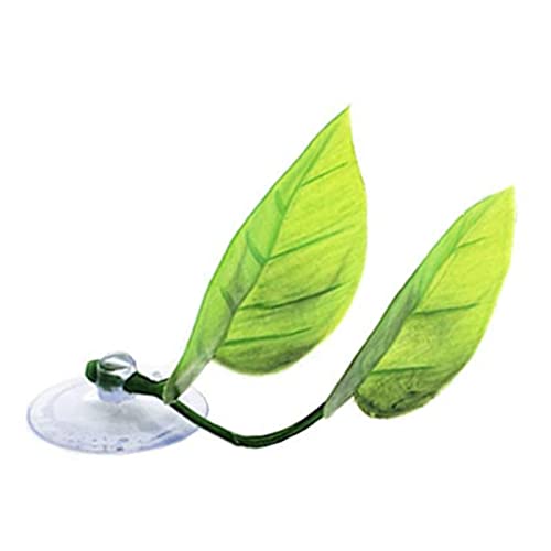 DUDOK Betta-Fischbett, Bettlakenbett, Blattpflanze, Fischabstecher, Betta Hängematte, Spielzeug, Aquarienpflanzen mit Saugnapf, Aquarienpflanzen, Zubehör für Fische von DUDOK