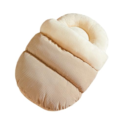 DUDOK Cord-Haustierbett, Cord-Katzenbett,Halbgeschlossenes Katzenbetthaus in Slipper-Form - Slipper-Form, Fleece-Futter, Kätzchenbett, Höhle, Katzenbett, Haus, Fleece-Futter für Maus, Welpe DUDOK Cord-Haustierbett, Cord-Katzenbett,Halbgeschlossenes Katzenbetthaus in Slipper-Form - Slipper-Form, Fleece-Futter, Kätzchenbett, Höhle, Katzenbett, Haus, Fleece-Futter für Maus, Welpe von DUDOK