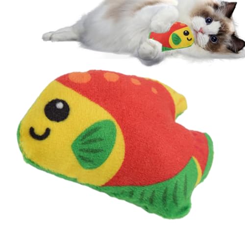 DUDOK Plüsch-Katzenspielzeug, tropische Fische, Katzenbeißspielzeug, bequemes, bezauberndes Anti-Bissspielzeug, kreatives stabiles Katzenspielzeug mit Plüsch-Katzenminze, hilft Ihrem Haustier zu DUDOK Plüsch-Katzenspielzeug, tropische Fische, Katzenbeißspielzeug, bequemes, bezauberndes Anti-Bissspielzeug, kreatives stabiles Katzenspielzeug mit Plüsch-Katzenminze, hilft Ihrem Haustier zu von DUDOK