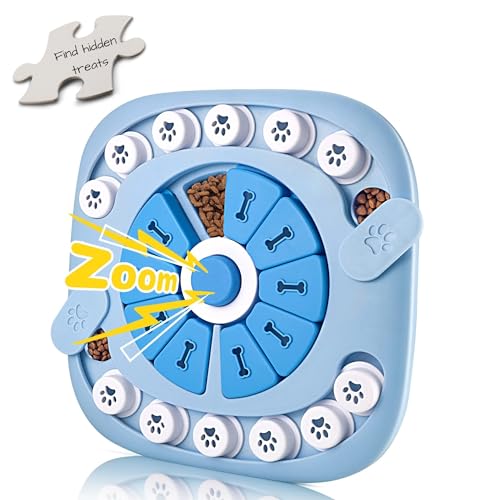DUDULOVY Hunde-Puzzle-Spielzeug Level 2, Hundepuzzles für intelligente Hunde, interaktive Hundeleckerli-Puzzles für große, mittelgroße und kleine Hunde mit Suqeaky Hunde-Knopf-Design DUDULOVY Hunde-Puzzle-Spielzeug Level 2, Hundepuzzles für intelligente Hunde, interaktive Hundeleckerli-Puzzles für große, mittelgroße und kleine Hunde mit Suqeaky Hunde-Knopf-Design von DUDULOVY