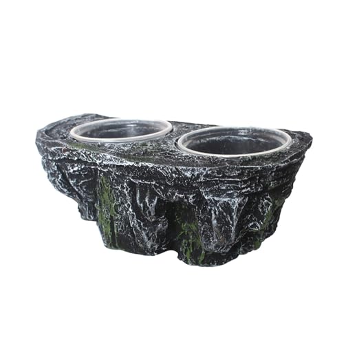 Futternapf for Reptilien, Futternapf for Reptilien, Wasserbecken, großes Fassungsvermögen, Mehrzweck-Wassertierkoffer, Tiernapf for Frösche, Kleintiere, Schildkröten Futternapf for Reptilien, Futternapf for Reptilien, Wasserbecken, großes Fassungsvermögen, Mehrzweck-Wassertierkoffer, Tiernapf for Frösche, Kleintiere, Schildkröten von DUJAE