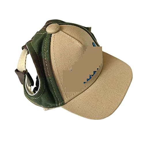 Haustier Baseball Mütze Haustier Hund Caps Kleine Welpen Sport Brief Kappe for Hunde Baseball Visier Hut Sommer Outdoor Haustiere Zubehör Chihuahua Sonne Motorhaube Kappe (Color : Green, Size : S (n von DUNSBY