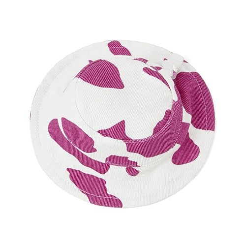 Haustier Baseball Mütze Haustiere Hund Hut Runde Krempe Hunde Kappe Panama Hut Welpen Haustier Pflege Dress Up Hut Outdoor Poröse Sonne Kappe Motorhaube (Color : Pink, Size : L) von DUNSBY