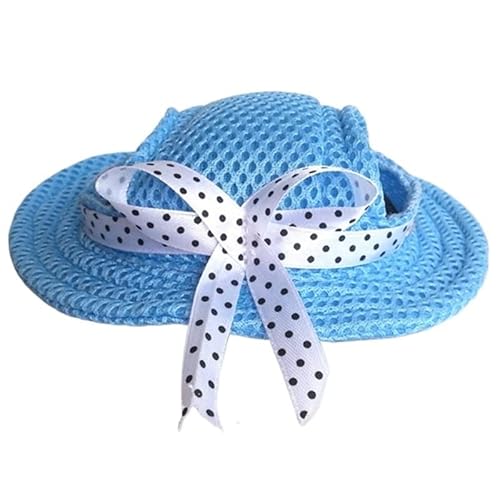 Haustier Baseball Mütze Haustiere Hundehut, runde Krempe, Hundekappe mit Ohrlöchern for Welpen, Katzen, Hunde, Zylinder, Prinzessinnenhut, Outdoor-Sonnenkappe, atmungsaktives Mesh (Color : Blue, Siz Haustier Baseball Mütze Haustiere Hundehut, runde Krempe, Hundekappe mit Ohrlöchern for Welpen, Katzen, Hunde, Zylinder, Prinzessinnenhut, Outdoor-Sonnenkappe, atmungsaktives Mesh (Color : Blue, Siz von DUNSBY