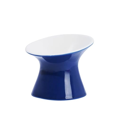 Hund Erhöht Futterschüssel Erhöhter Keramiknapf for Katzen, kleine Hunde, Futter, Wasser, Futternäpfe, Rutschfester Nackenschutz for Haustiere, hoher Fuß, Trink- und Futterspender (Color : Blue, Siz Hund Erhöht Futterschüssel Erhöhter Keramiknapf for Katzen, kleine Hunde, Futter, Wasser, Futternäpfe, Rutschfester Nackenschutz for Haustiere, hoher Fuß, Trink- und Futterspender (Color : Blue, Siz von DUNSBY