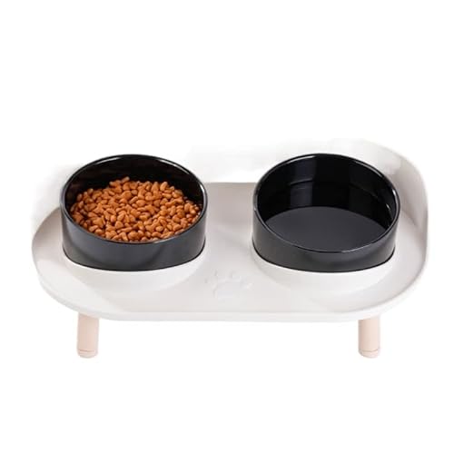 Hund Erhöht Futterschüssel Haustier Katze Doppel Schüsseln Feeder Einstellbare Höhe Katzen Hunde Trinker Wasser Schüssel Schüssel Erhöhte Fütterung Lebensmittel Feeder Katze Hund liefert (Color : Bla Hund Erhöht Futterschüssel Haustier Katze Doppel Schüsseln Feeder Einstellbare Höhe Katzen Hunde Trinker Wasser Schüssel Schüssel Erhöhte Fütterung Lebensmittel Feeder Katze Hund liefert (Color : Bla von DUNSBY
