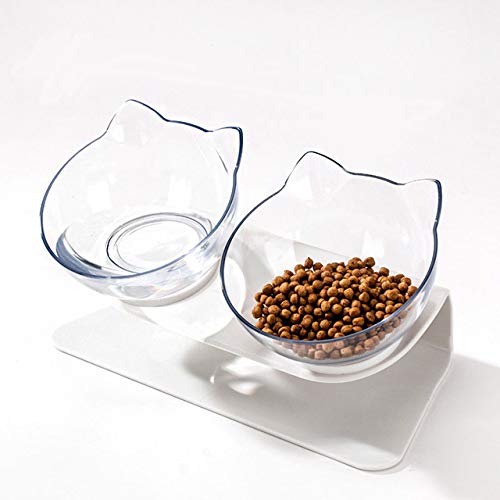DUNSBY Hund Erhöht Futterschüssel Katzennäpfe, Hundefutter, Wasserspender, Haustier-Trinknapf, Futternapf for Katzen, Welpen mit erhöhtem Futterbedarf, Zubehör for kleine Hunde, Haustierprodukte DUNSBY Hund Erhöht Futterschüssel Katzennäpfe, Hundefutter, Wasserspender, Haustier-Trinknapf, Futternapf for Katzen, Welpen mit erhöhtem Futterbedarf, Zubehör for kleine Hunde, Haustierprodukte von DUNSBY