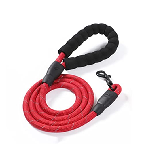 Hundegeschirr Hundegeschirr Kleidung Weste Brust Katzenhalsbänder Seil Kleine Hunde Reflektierend Atmungsaktiv Einstellbar Outdoor Walking Pet Supplies (Color : 1.5m Reflective Rope, Size : S 2.5-4k von DUNSBY