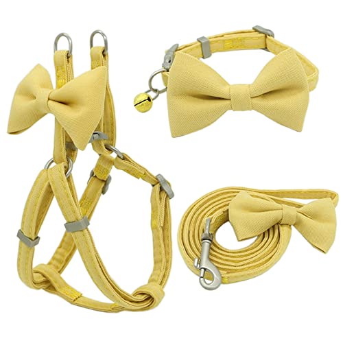 Hundegeschirr Hundegeschirr-Leine-Halsband-Set, verstellbar, weich, niedlich, Schleife, doppellagig, Hundegeschirr for kleine, mittelgroße Hundehalsbänder, Leine im Freien (Color : Blue, Size : M-1. Hundegeschirr Hundegeschirr-Leine-Halsband-Set, verstellbar, weich, niedlich, Schleife, doppellagig, Hundegeschirr for kleine, mittelgroße Hundehalsbänder, Leine im Freien (Color : Blue, Size : M-1. von DUNSBY